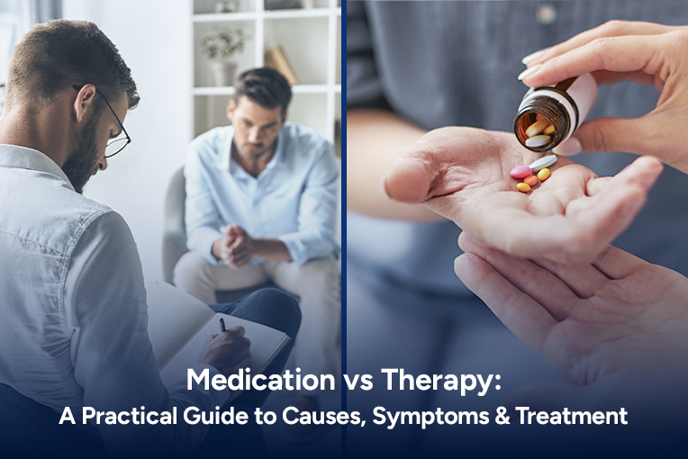 Find the balance between therapy and medication today.